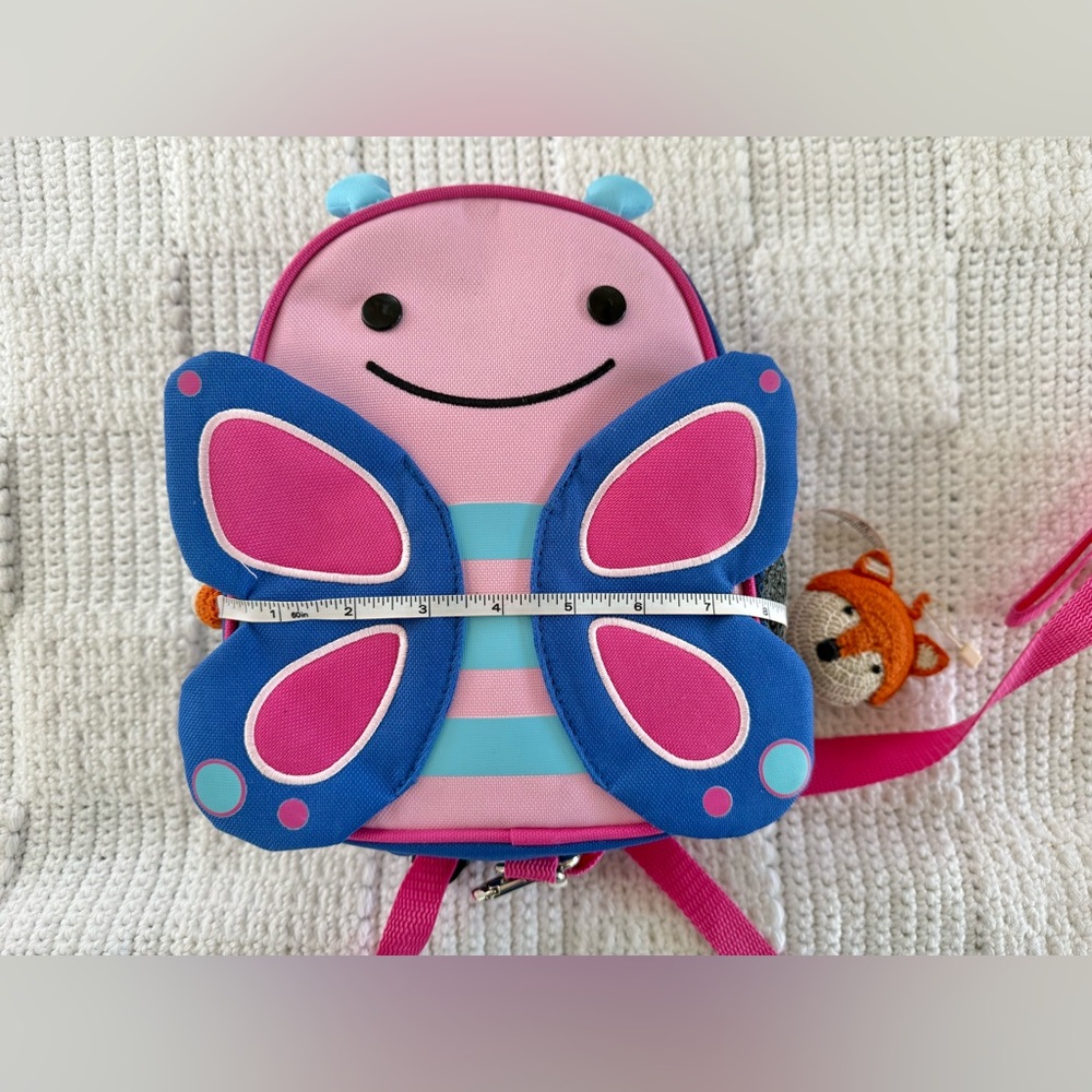 Skip Hop Zoo Butterfly Backpack With Safety Harness - Picture 10 of 12